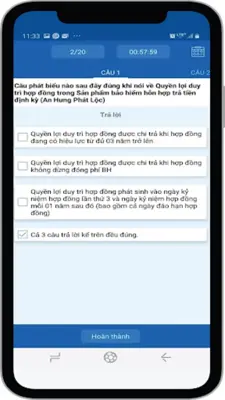 BVLife Luyện thi android App screenshot 5