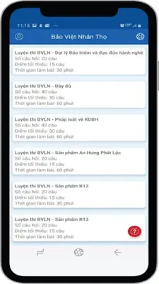 BVLife Luyện thi android App screenshot 6